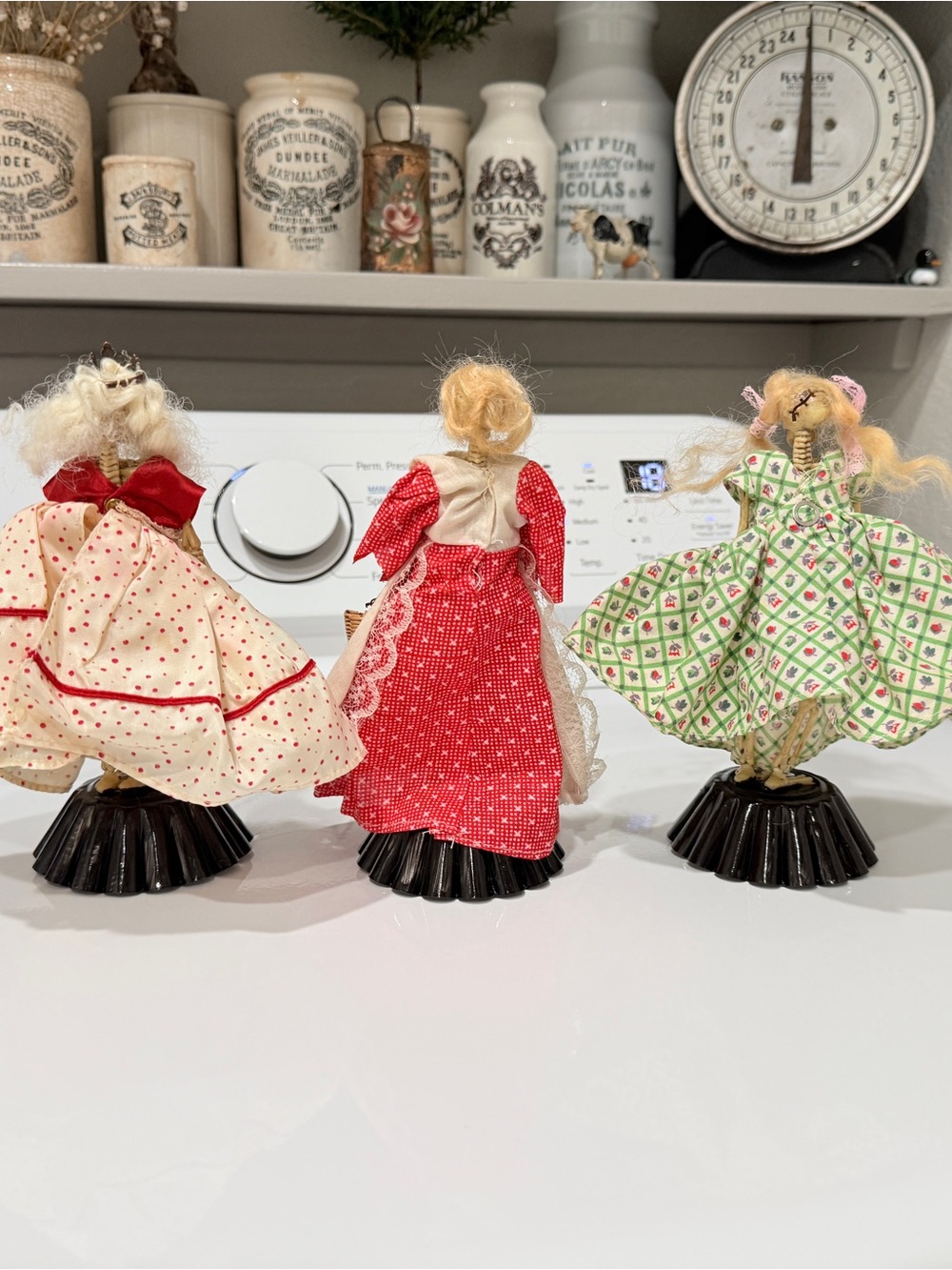 3 OOAK Vintage Dressed Skeletons Made by Me! - Picture 17 of 17